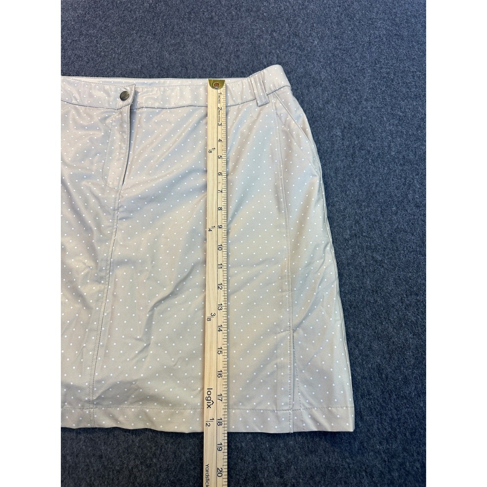 Chico's Zenergy Golf Women's Polka Dot Tennis Skort Size 2 Large 12 Pickleball - Picture 14 of 15